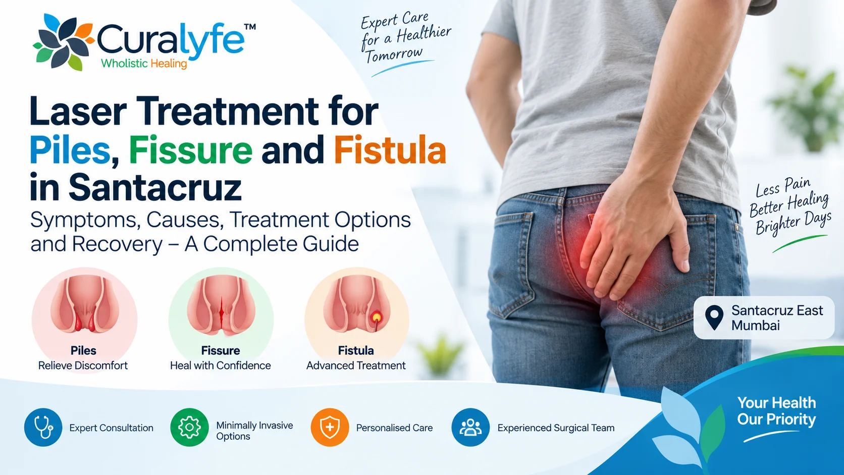Laser Treatment for Piles, Fissure & Fistula in Santacruz
